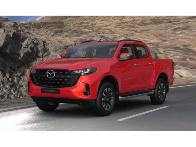 Frente de un Mazda Bt-50 2026