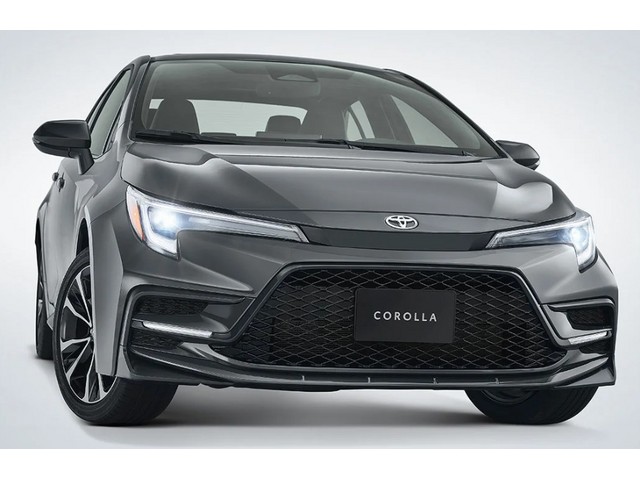 Frente de un Toyota Corolla 2027