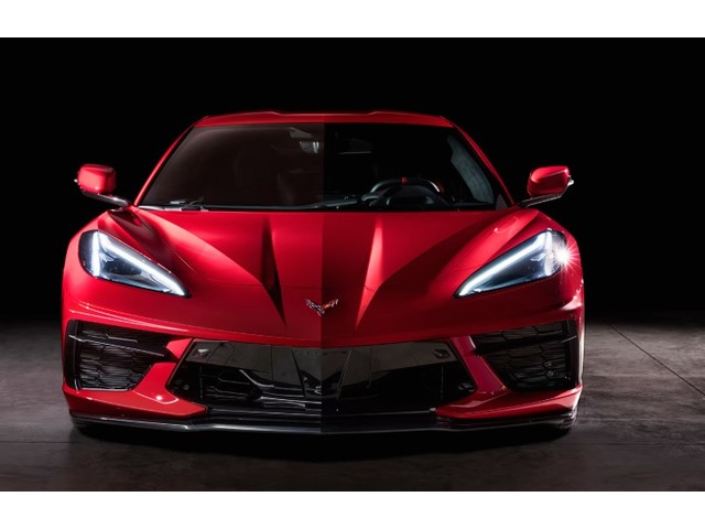 Frente de un General Motors Corvette 2026