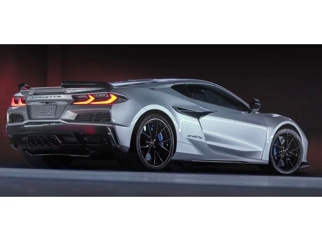 Vista trasera de un General Motors Corvette 2026