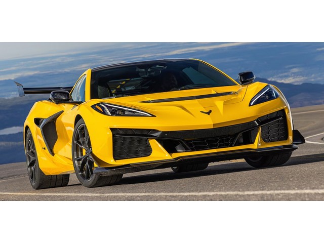 Frente de un General Motors Corvette 2026