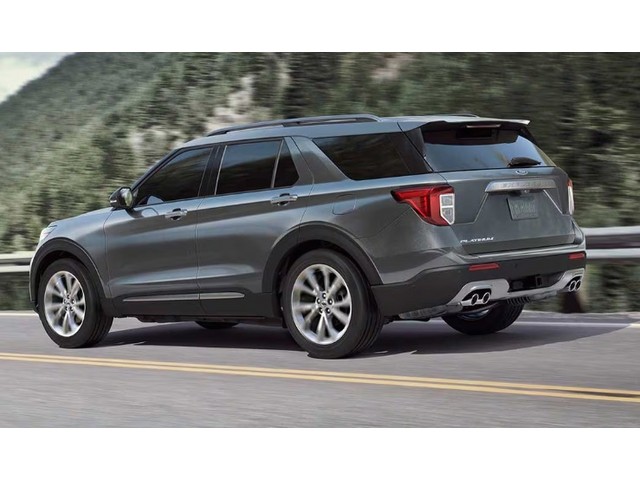 Vista trasera de un Ford Explorer 2026
