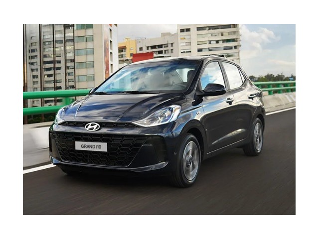 Frente de un Hyundai GRAND I10 2026