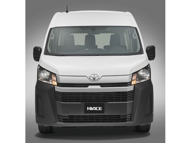Frente de un Toyota Hiace 2027