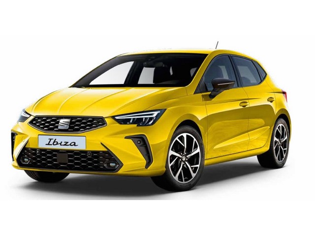 Vista trasera de un Seat Ibiza 2027