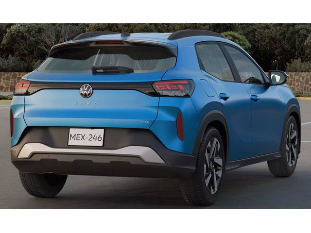 Vista trasera de un Volkswagen Tera 2026