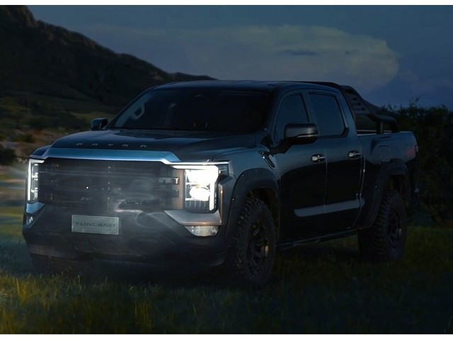 Frente de un Foton Tunland 2027