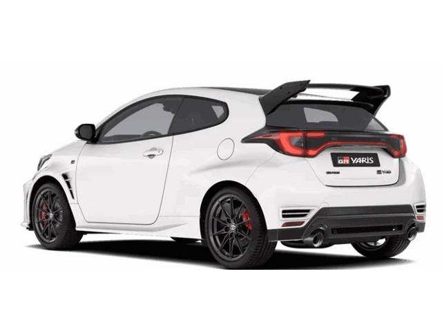 Vista trasera de un Toyota Yaris 2027
